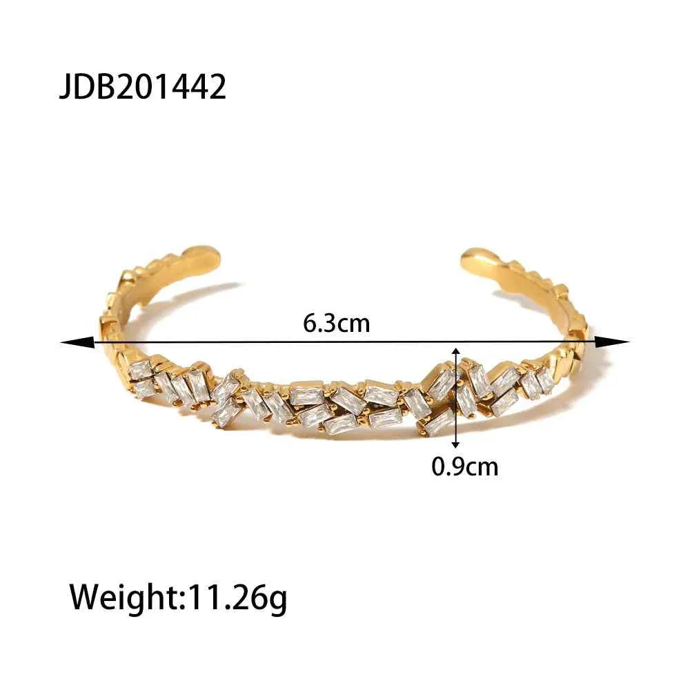 Zircon Bracelet Adjustable Stackable Bracelet