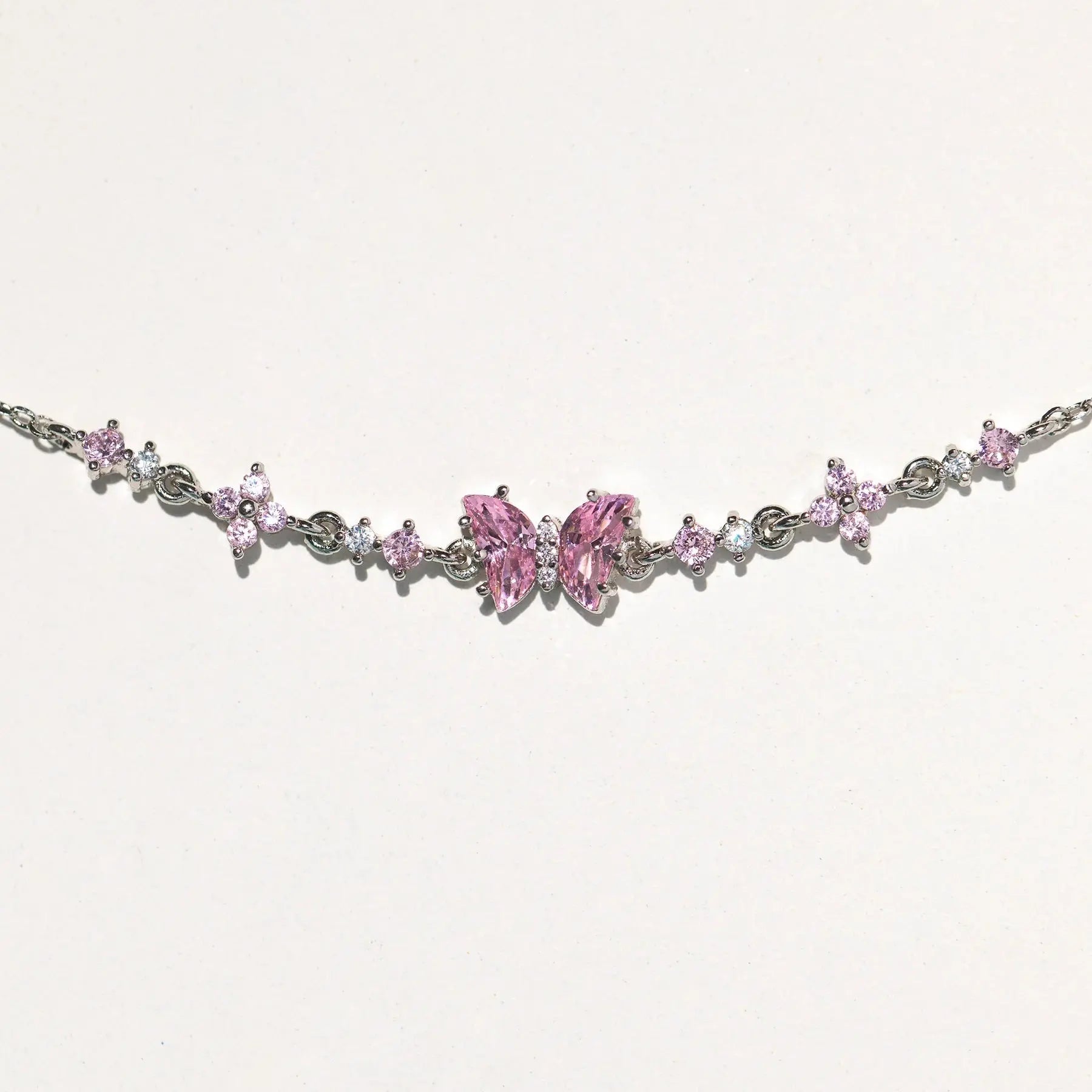 Zircon Butterfly Bracelet Female Retro - Silver - electronic accessories