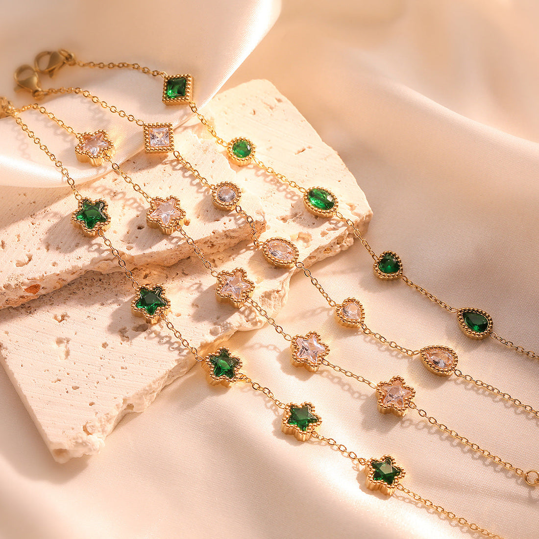 Zircon Titanium Steel Bracelet Female Niche Non-fading - electronic accessories